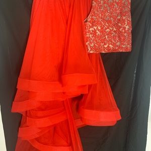 2 Piece Elegant Top Skirt Combo